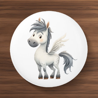 Whimsical Pegasus Ceramic Kids Room Ceramic Knob