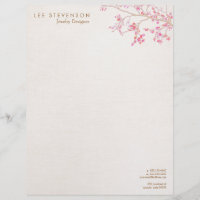 Whimsical Pink Cherry Blossoms Nature