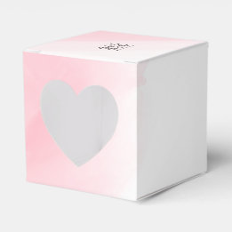 Whimsical Pink Corporate Coffee Girl Favour Box