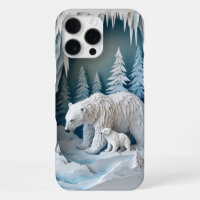 Whimsical Polar Bear Winter Tale ✨ Snow Paper Art