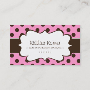 Whimsical Polk A Dot  Business Cards