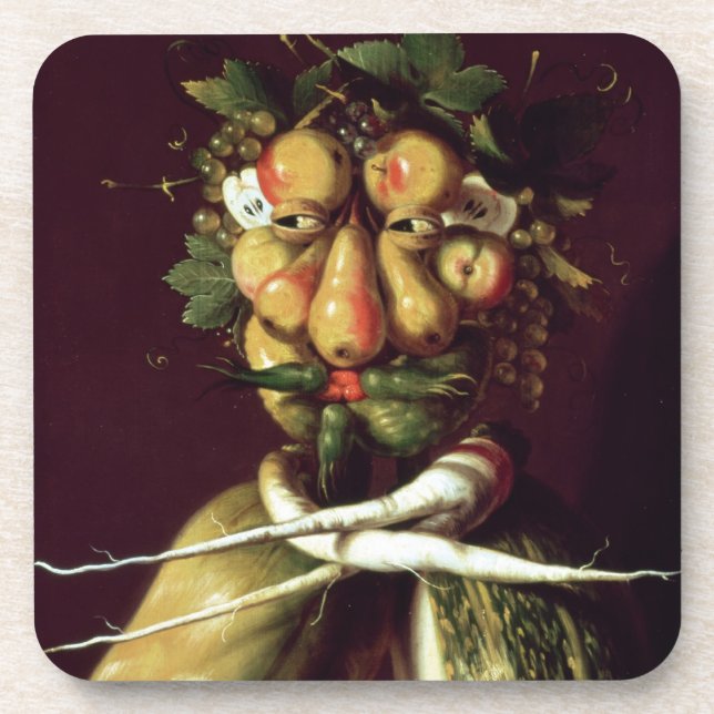 Whimsical Portrait Coaster (Front)
