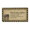 Whimsical Primitive Saltbox House Shipping Label
