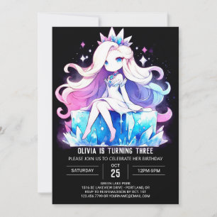 Whimsical Printable Princess Birthday Invitation