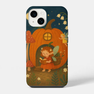 Whimsical Pumpkin Fairy House iPhone 14 Case