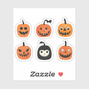 Whimsical Pumpkins Halloween Jack-o-Lanterns