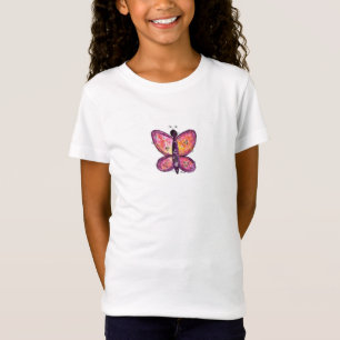 Whimsical Purple Butterfly T-Shirt