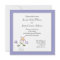Whimsical Purple Floral Wedding Invitation