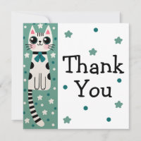 Whimsical Quirky Doodle Cat Drawing