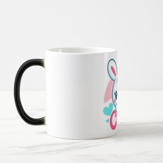“Whimsical Rabbit Fun Mug” Magic Mug (Left)