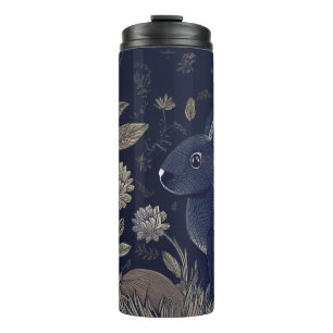 Whimsical Rabbit Thermal Tumbler