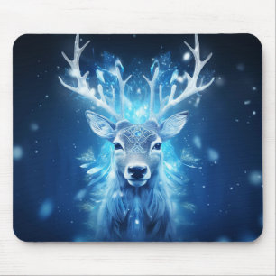 Whimsical Reindeer Wonderland Mouse Pad