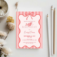 Whimsical Retro Border 50th Birthday Party