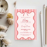 Whimsical Retro Border Baby Shower