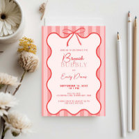 Whimsical Retro Border Brunch & Bubbly