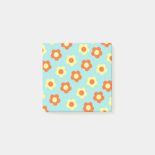 Whimsical Retro Flower Designs for Spring & Summer Post-it Notes
