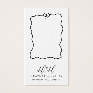 Whimsical Ribbon Handcrafted Jewellery Display Car