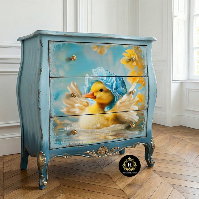 Whimsical Rubber Duck Decoupage Tissue Paper (Creator Uploaded)
