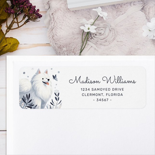 Whimsical Samoyed Dog Illustration (Creator Uploaded)