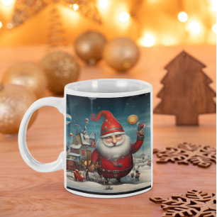 Whimsical Santa Claus 2 Mug