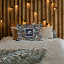 Whimsical Scandinavian Village Monogram