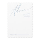 Whimsical Script | Dusty Blue Wedding