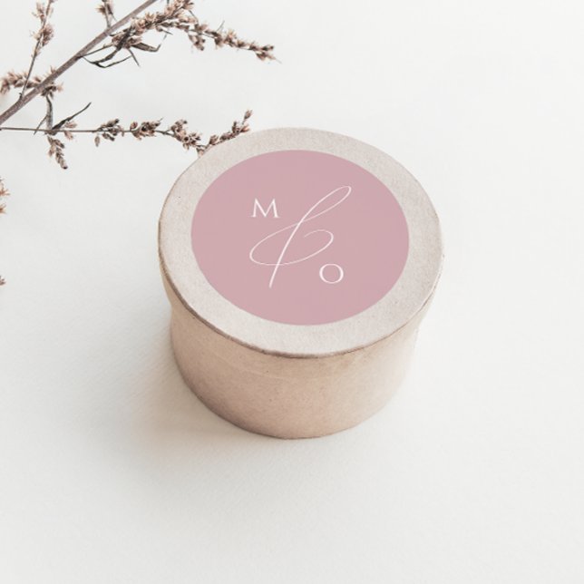 Whimsical Script | Rose Monogram Envelope Seal (Creator Uploaded)