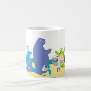 Whimsical Sea Animals Coffee Mug
