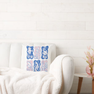Whimsical Sea Creatures Cushion