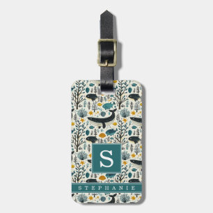 Whimsical Sealife Luggage Tag