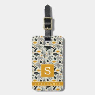 Whimsical Sealife Luggage Tag