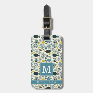 Whimsical Sealife Luggage Tag