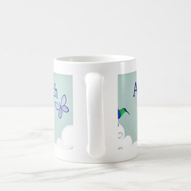 Whimsical Serenity Mug – Anxiety Healing Path (Handle)