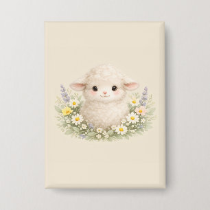 Whimsical Sheep and Wildflowers for a Charming