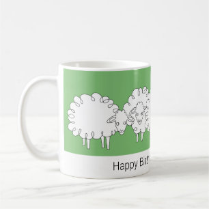 Whimsical Sheep Mug