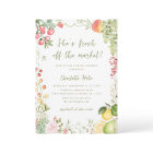 Whimsical She's Off the Market Bridal Shower