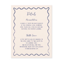 Whimsical Sketched Hand-Drawn Wedding Directions