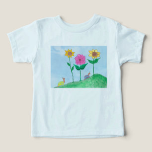 Whimsical Snails & Colourful Flowers
