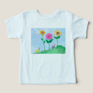 Whimsical Snails & Colourful Flowers