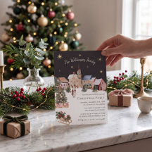 Whimsical Snow Village Christmas Holiday Party