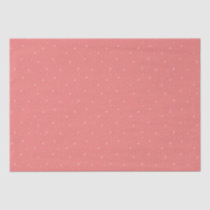 Whimsical Snowflakes Christmas Pattern in Pink Tissue Paper