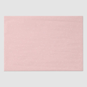Whimsical Snowflakes Christmas Pattern Pastel Pink Tissue Paper