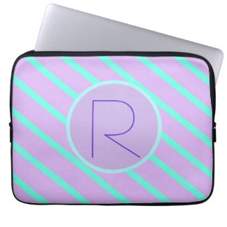 Whimsical soft-Basic Monogram R-Laptop Sleeve