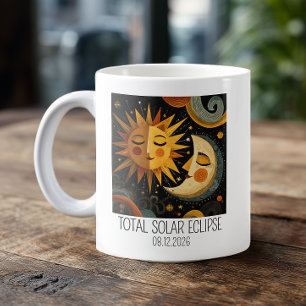 Whimsical Solar Eclipse Coffee Mug