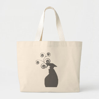 Whimsical Spray Bottle Cleaning Organising Large Tote Bag