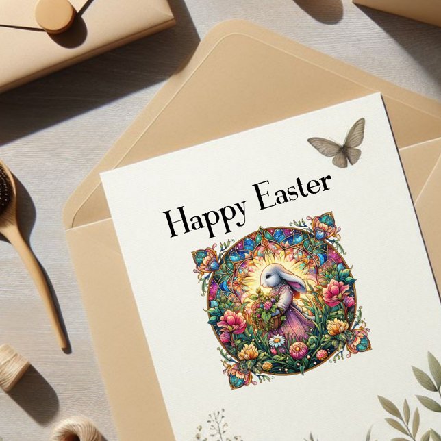 Whimsical Spring Art Nouveau Easter Bunny (Creator Uploaded)