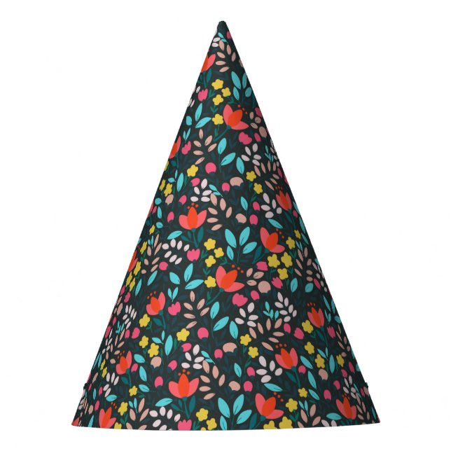 Whimsical Spring Garden Party Hat (Front)