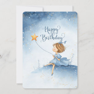 Whimsical Star Birthday Card