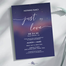 Whimsical Starry Night Script Modern Wedding
