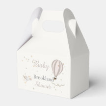 Whimsical Stork & Hot Air Balloon Baby Shower